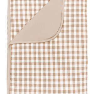 Toddler Blanket in Gingham Bisque 1.0