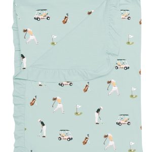 Ruffle Toddler Blanket in Golf 0.5