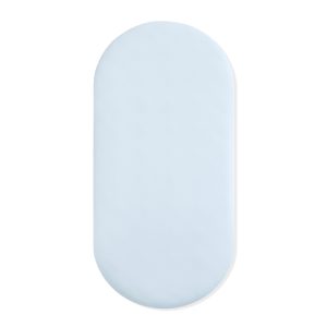 Oval Bassinet Sheet in Breeze