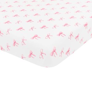 Mini Crib Sheet in Bow