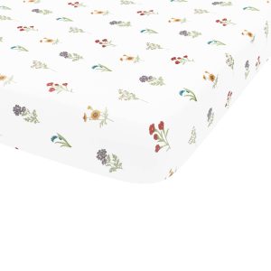 Crib Sheet in Wildflower