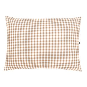 Standard Pillowcase in Gingham Bisque