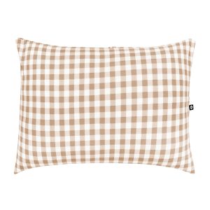 Toddler Pillowcase in Gingham Bisque