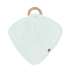 Lovey in Dew with Removable Wooden Teething Ring
