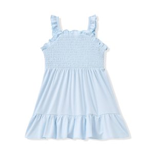 Smocked Dress in Breeze