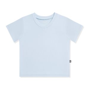 Toddler V-Neck Tee in Breeze