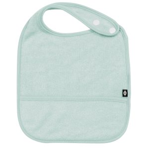 Terry Pocket Bib in Sage