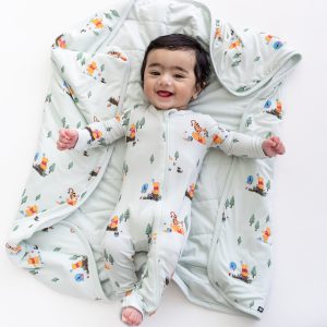 Baby Blanket in Winnie the Pooh Hundred Acre Wood