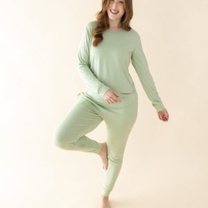 Women's Jogger Pajama Set in Basil