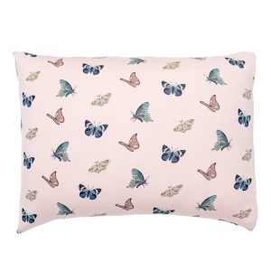 Standard Pillowcase in Blush Butterfly