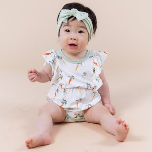 Bubble Romper in Carrot