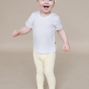Ribbed Leggings in Chamomile