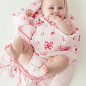 Baby Blanket in Disco Cowgirl 1.0