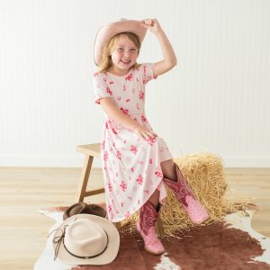 Twirl Dress in Disco Cowgirl