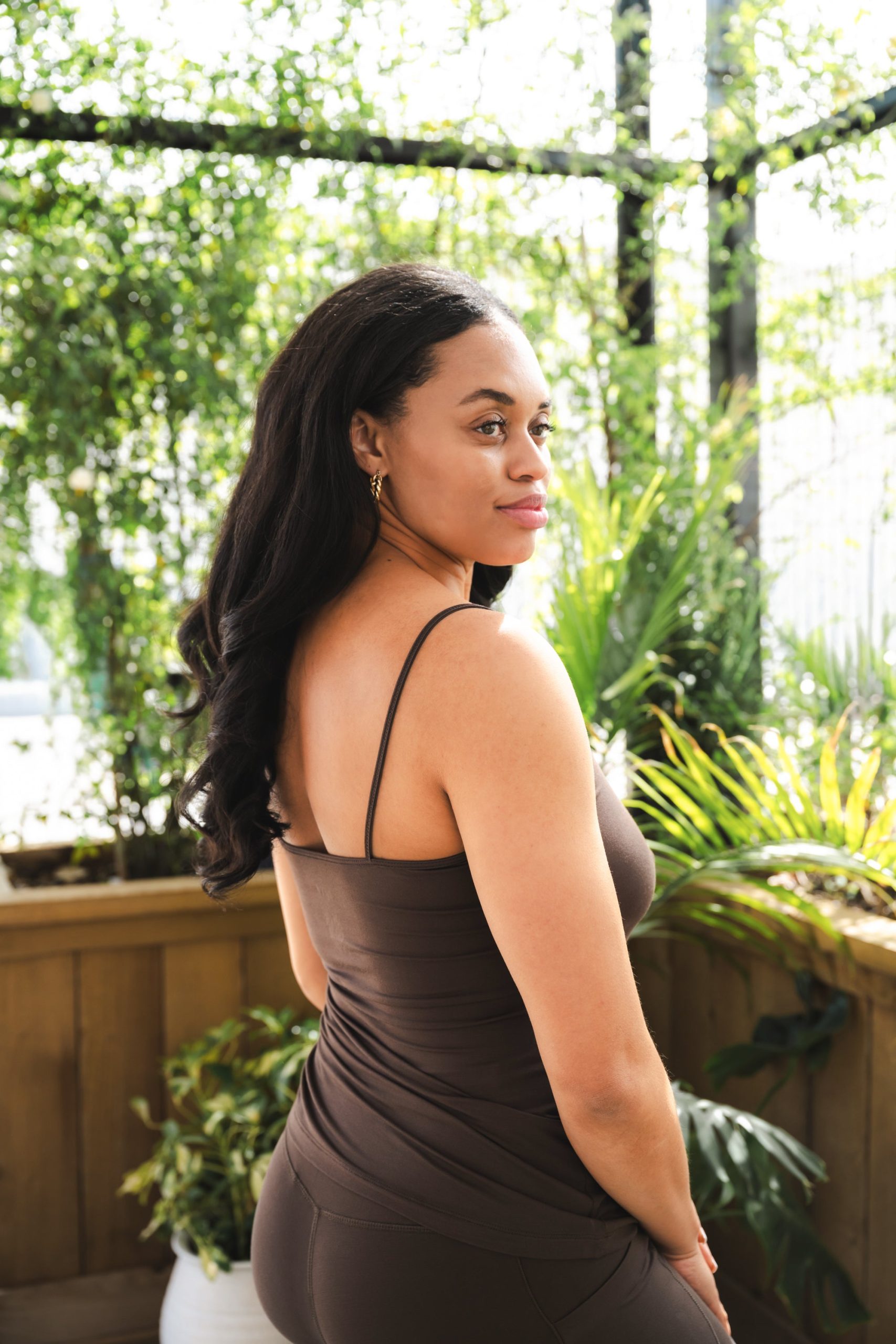 Women's Camisole in Espresso - Image 2