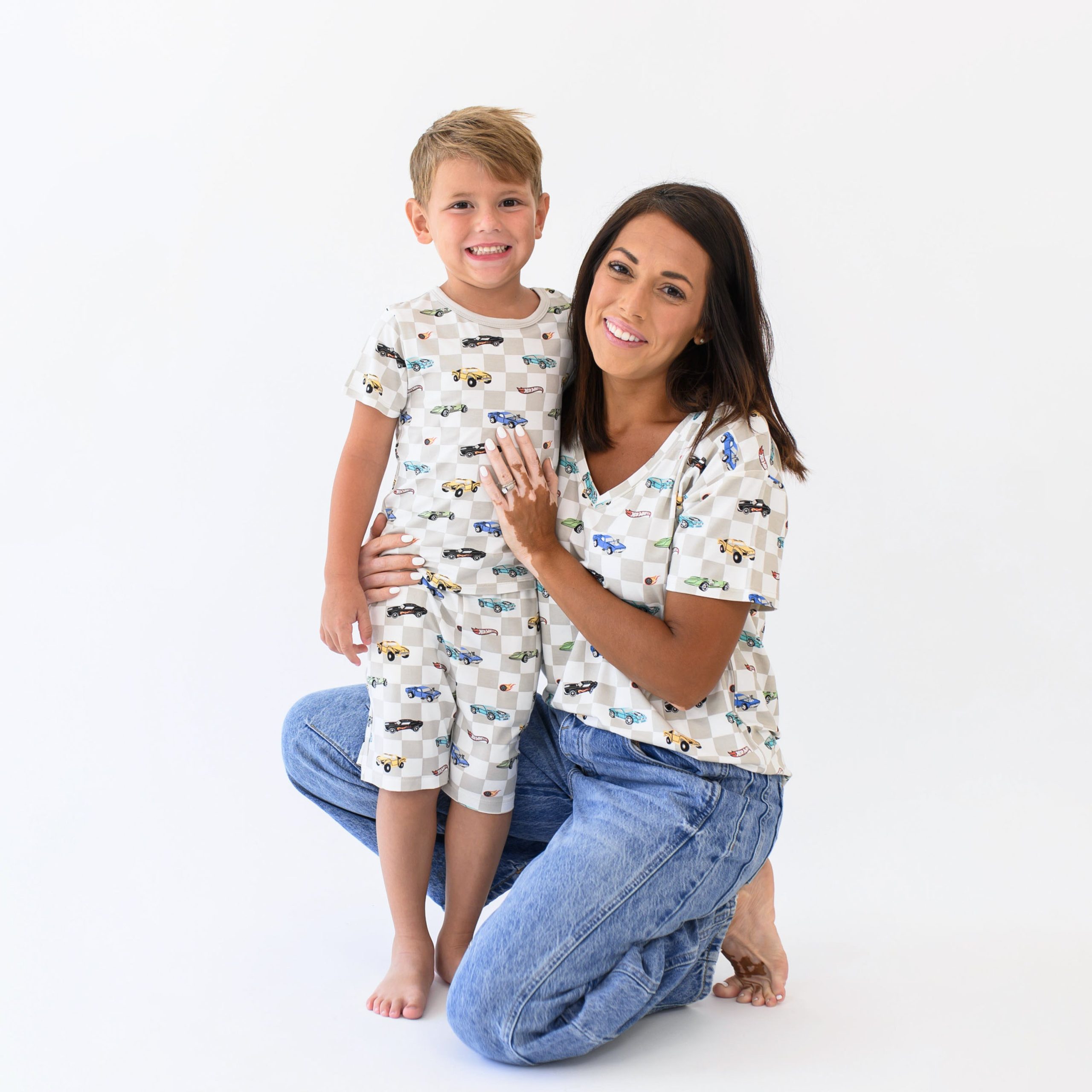 Short Sleeve Pajamas in Fast and Fierce - Image 3