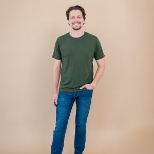 Men's Crew Neck Tee in Fir