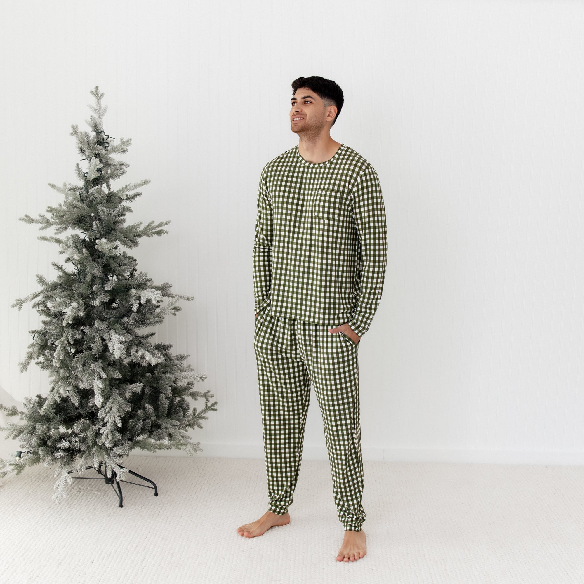 Men's Jogger Set in Gingham Fir - Image 6
