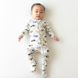 Zippered Footie in Fast and Fierce