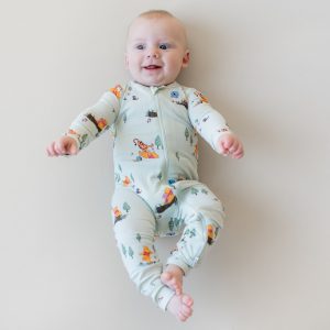 Zippered Romper in Winnie the Pooh Hundred Acre Wood
