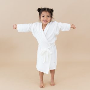 Hooded Bath Robe in Cloud