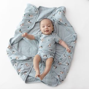 Baby Blanket in Mallard Duck