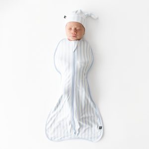 Swaddle Bag in Small Mist Stripe 0.5