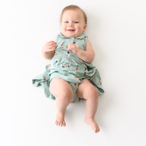 Polo Bodysuit Dress in Golf