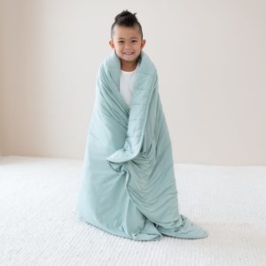 Youth Blanket in Sage 2.5