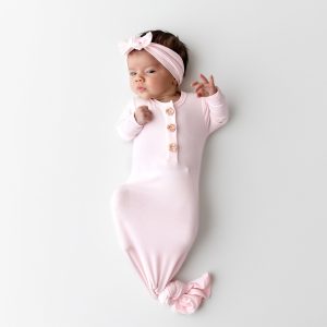 Knotted Gown with Bow Set in Sakura