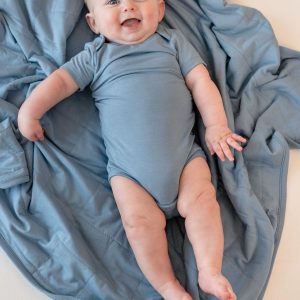 Baby Blanket in Slate 1.0