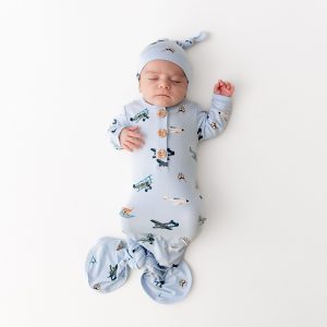 Knotted Gown with Hat Set in Take Off