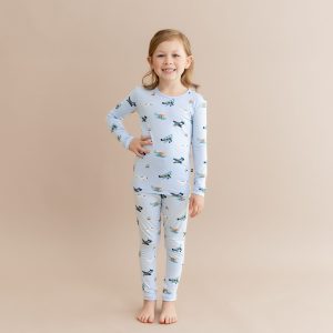 Long Sleeve Pajamas in Take Off