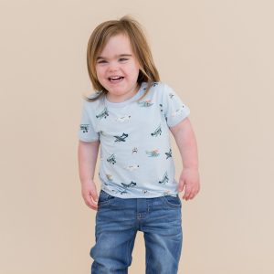 Toddler Basic Tee in Take Off