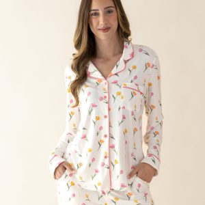 Long-Sleeved Women's Pajama Set in Tulip