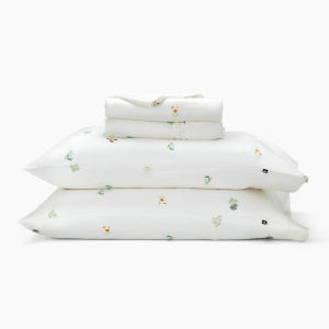 Bamboo Sateen Sheet Set in Wildflower