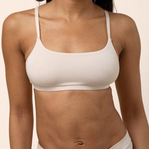 Women's Scoop Neck Bralette in Blonde