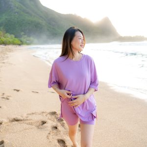 Women's Biker Short Set in Poi