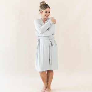 Women's Lounge Robe in Oat