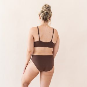 Women's Midi Brief in Toffee